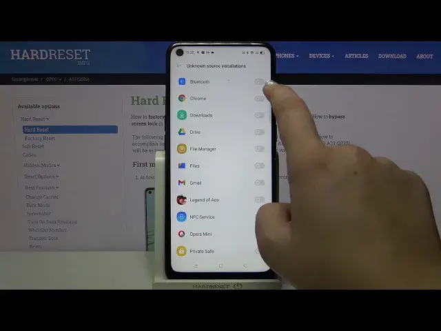 'Video thumbnail for How to Allow Unknown Sources on OPPO A33 2020 – Download and Install Apps From Unknown Sources'