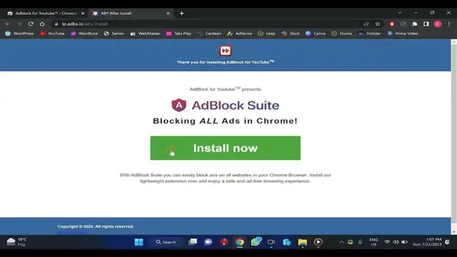 Video thumbnail for How to Install, Uninstall, Enable, Disable or Remove Extensions on Chrome (Hindi)?