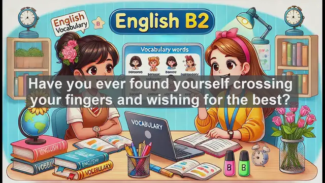 Video thumbnail for 1500 Must Know CEFR B2 Vocabulary - Understanding 'Hopefully': A B2 English Vocabulary Lesson
