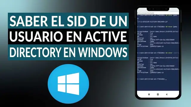 Video thumbnail for Cómo saber el sid de un usuario ACTIVE DIRECTORY en WINDOWS 10 muy fácil