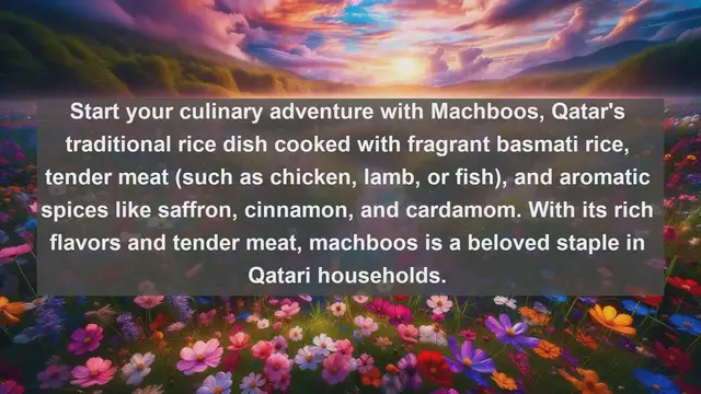Video thumbnail for Exploring Qatari Cuisine: Top 10 Mouthwatering Foods to Try