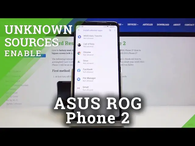 'Video thumbnail for How to Allow Unknown Sources in ASUS ROG Phone 2 – Unknown Sources'