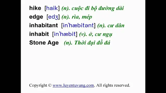Video thumbnail for Learn English Vocabulary - Grade 8 - Unit 14 - Lesson 03