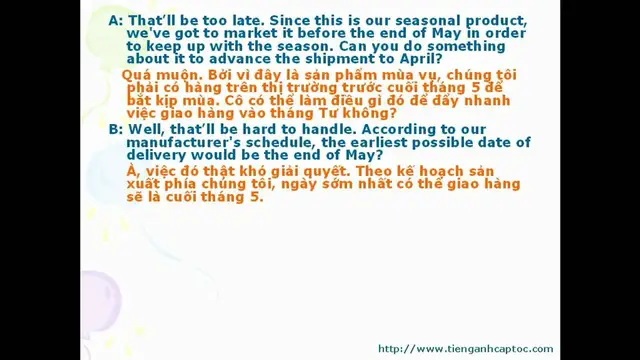 Video thumbnail for English for Trade, Finance, and Bank Unit 14 - Dialogue 002