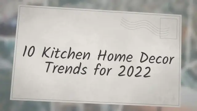 'Video thumbnail for Coffee Home Decor • 10 Kitchen Home Decor Trends For 2022'