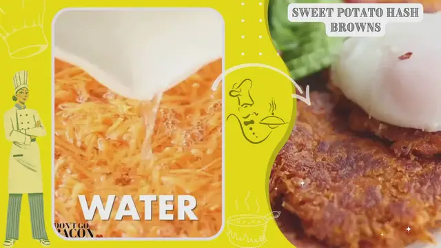 'Video thumbnail for Sweet Potato Hash Browns'