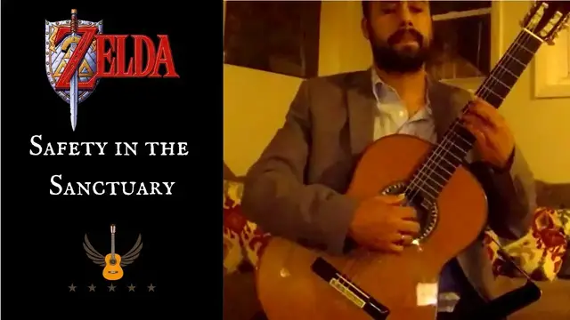 'Video thumbnail for Safety In The Sanctuary Guitar | Zelda Guitar Cover (Tabs)'