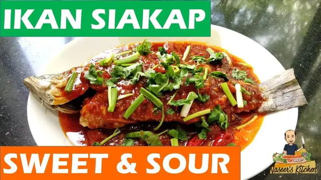 'Video thumbnail for Ikan Siakap Sweet Sour'