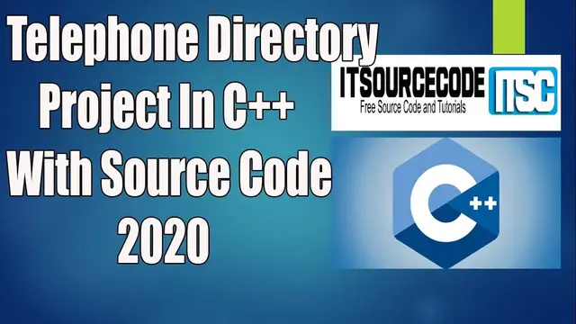 Video thumbnail for Telephone Directory Project In C++ with Source code Free Download 2020 | C++ Projects