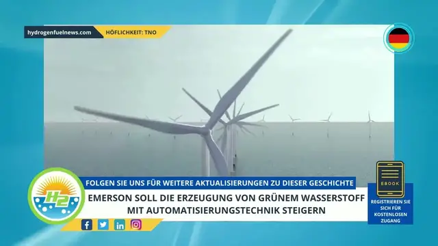 Video thumbnail for [German] Emerson aims to boost green hydrogen production with automation tech