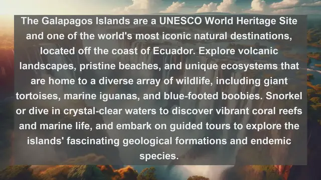 Video thumbnail for Discover Ecuador's Natural Wonders: Top 10 Must-Visit Landscapes