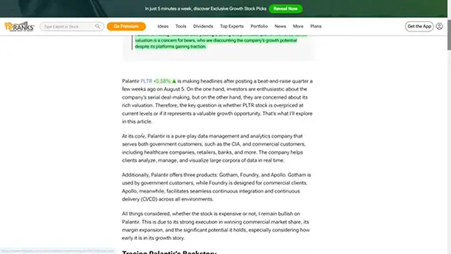 Video thumbnail for Palantir's Artificial Intelligence Platform (AIP) Drives Record Results  PLTR Stock