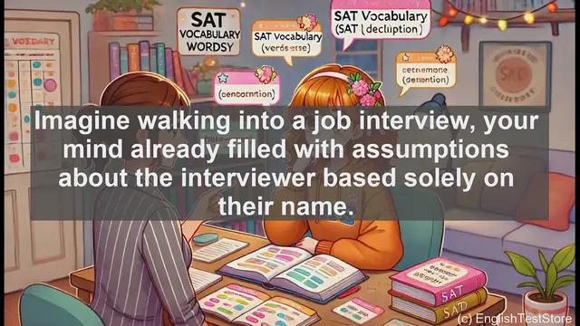 Video thumbnail for 5000 Must Know SAT Vocabulary - SAT Vocabulary: Understanding 'Prepossession'