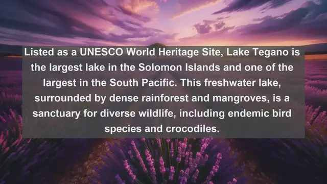 Video thumbnail for Hidden Treasures of the Pacific: Top 10 Famous Lakes in the Solomon Islands