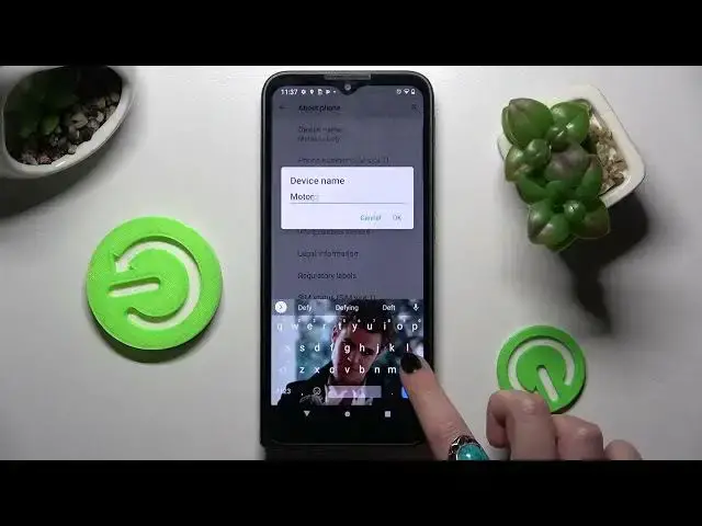 'Video thumbnail for How to Change Device Name on MOTOROLA Defy - Set up Device Name'