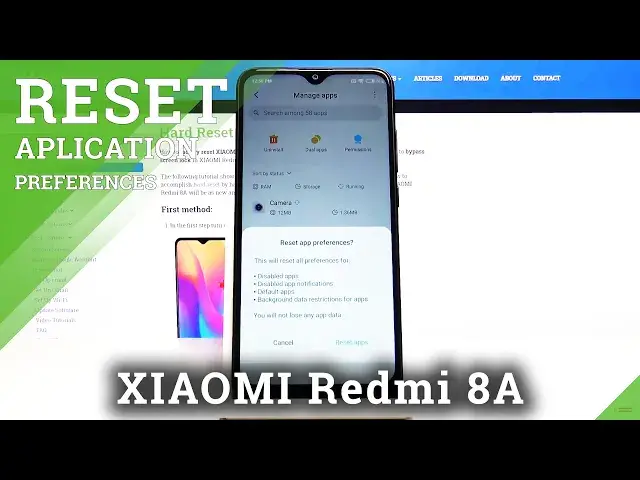 'Video thumbnail for How to Reset App Preferences in XIAOMI Redmi 8A – Restore App Preferences'