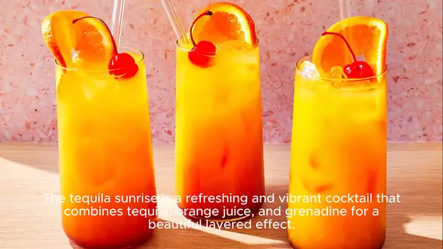 Video thumbnail for Tequila sunrise recipe