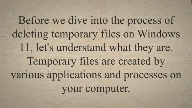 Video thumbnail for How to Delete or Remove Temporary Files on Windows 11