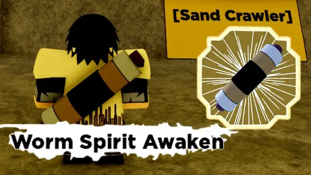 Video thumbnail for Worm Spirit Awaken spawn location Sand Crawler Boss  - Shindo Life