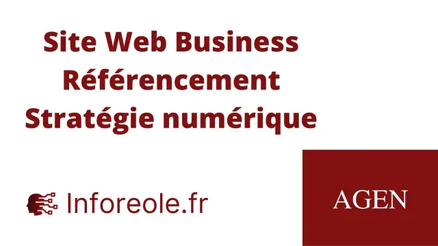 Video thumbnail for Agence Web AGEN  - Site Internet - Référencement