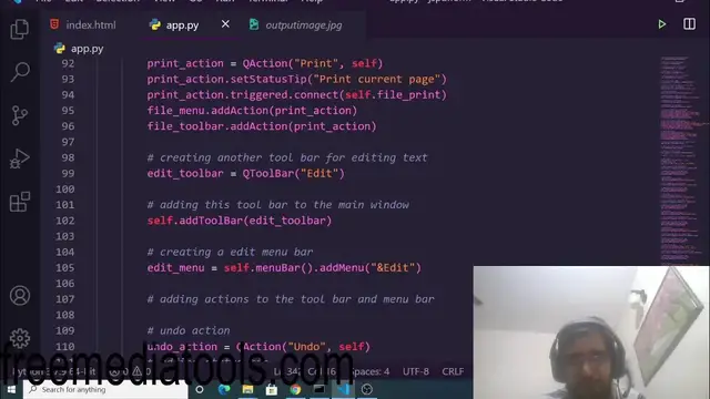 Video thumbnail for Python PyQt5 Advanced Notepad with CRUD Operations GUI Desktop App Full Project For Beginners