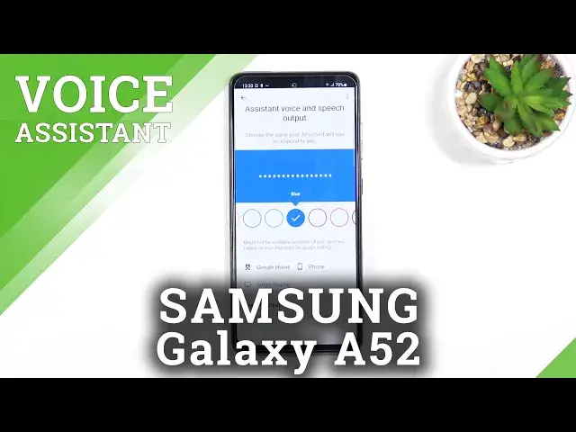 'Video thumbnail for How to Change Google Assistant Voice in SAMSUNG Galaxy A52 - Google Assistant Settings'