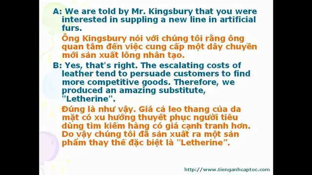 Video thumbnail for English for Business - Unit 14 - Dialogue 007