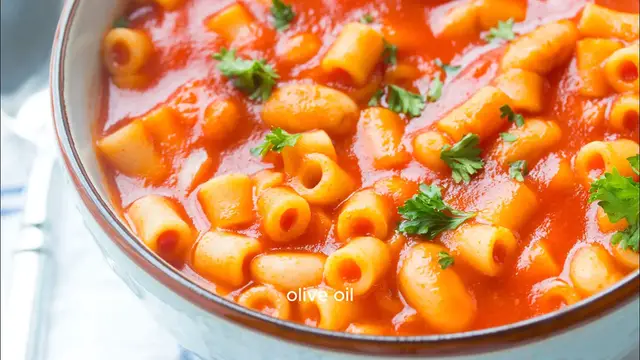 Video thumbnail for Pasta fagioli recipe