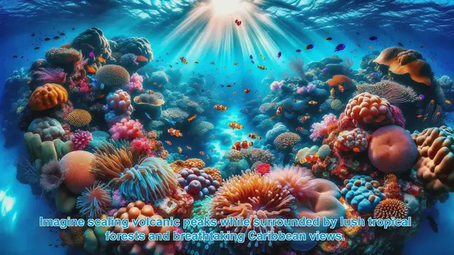 Video thumbnail for Scaling Martinique's Volcanic Peaks: A Climber's Paradise