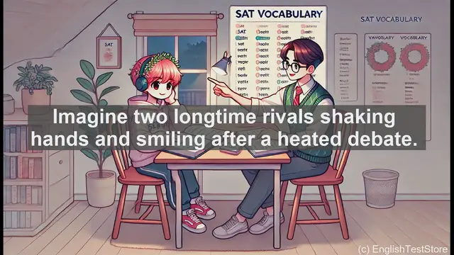 Video thumbnail for 5000 Must Know SAT Vocabulary - Amicable: The Power of Friendly Resolutions