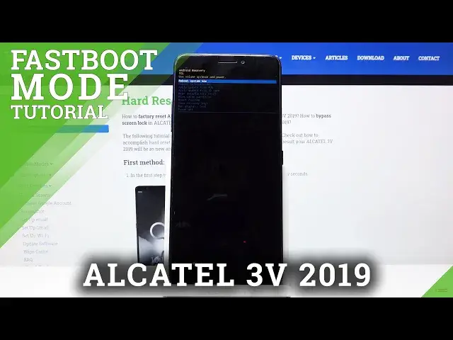 Video thumbnail for How to Enter Fastboot Mode in ALCATEL 3V 2019 – Exit Fastboot Mode