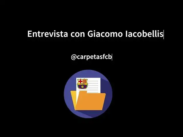 Video thumbnail for Entrevista con: Giacomo Iacobellis
