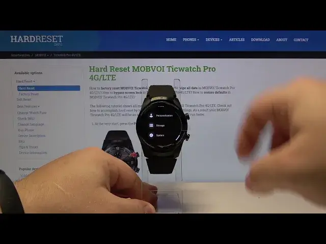 Video thumbnail for Hard Reset MOBVOI TicWatch Pro 4G – Wipe Data & Erase Storage