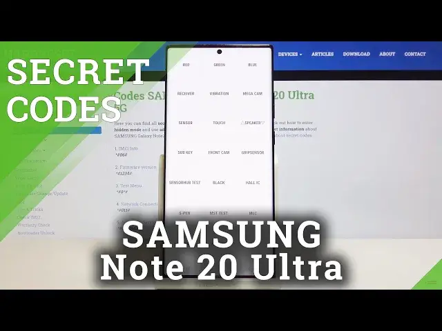 Video thumbnail for Secret Codes in SAMSUNG Galaxy Note 20 Ultra – Find Hidden Modes