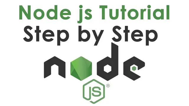 Video thumbnail for Node js Tutorial step by step 2021