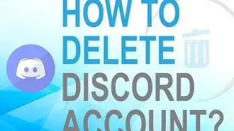 Video thumbnail for How to Delete Discord Account?