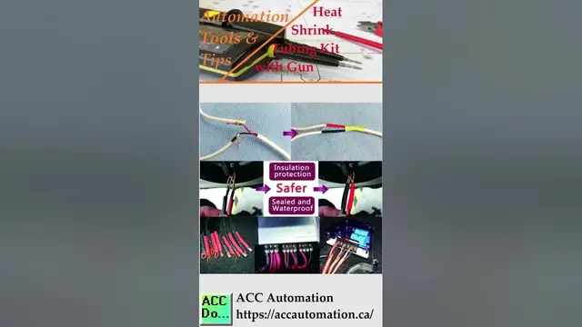 Video thumbnail for Automation Tools - Heat Shrink Tubing Kit with Gun