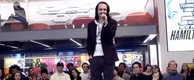 'Video thumbnail for Broadway Rewind: Lin-Manuel Miranda Announces HAMILTON's Transfer Uptown to Broadway!'