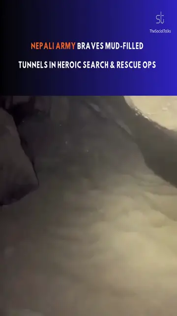 Video thumbnail for Nepali Army Braves Mud-Filled Tunnels in Heroic Search & Rescue Ops