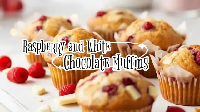 Video thumbnail for Best Raspberry and White Chocolate Muffins Recipe | Moist & Easy