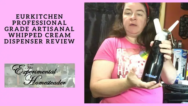 Video thumbnail for EurKitchen Professional Grade Artisanal Whipped Cream Dispenser Review