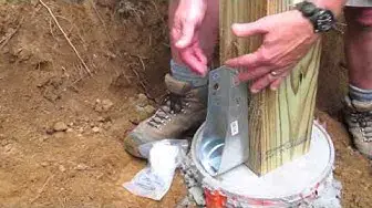 Video thumbnail for DIY Shed AsktheBuilder How to Install a Wood Post Hold Down Anchor
