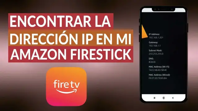 Video thumbnail for ¿Cómo encontrar la dirección IP de mi dispositivo AMAZON FIRESTICK?