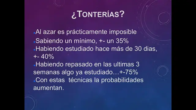 'Video thumbnail for ¿Cómo hacer examen tipo test?'