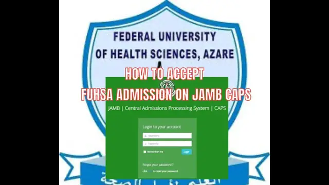 'Video thumbnail for How To Accept FUHSA Admission On JAMB CAPS'
