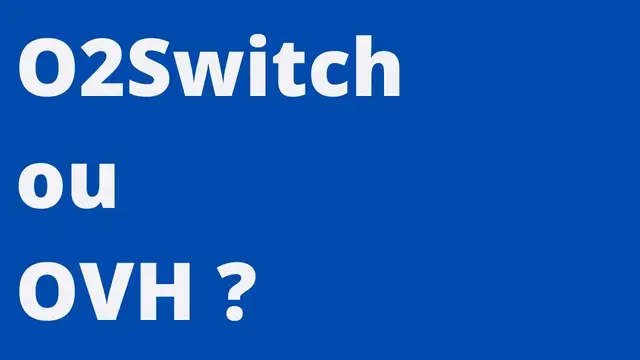 Video thumbnail for o2switch vs ovh : Avis OVH ou O2Switch ?