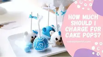 Video thumbnail for How Much Should I Charge For Cake Pops?