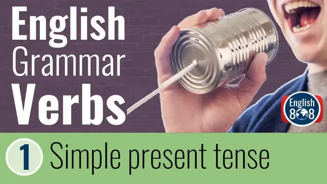 Video thumbnail for Step by step English grammar! Verbs - Simple present tense