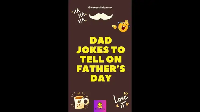Video thumbnail for Dad Jokes to Tell on Father’s Day #shorts #fathersday #fathersdaycard #jokes #dad