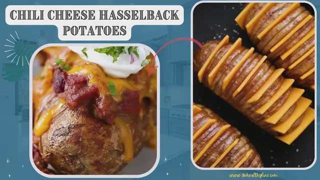 Video thumbnail for Chili Cheese Hasselback Potatoes